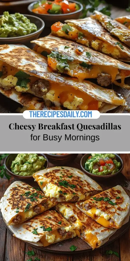 Start your day with a delicious twist on breakfast with Quick & Cheesy Breakfast Quesadillas. These easy-to-make quesadillas are perfect for busy mornings, filled with melted cheese, fresh eggs, and your choice of tasty add-ins like bacon, veggies, and spices. They offer a satisfying, protein-packed meal that’s not only customizable to suit your taste but also fun for the whole family. Discover how to make this hearty dish and elevate your breakfast routine today!