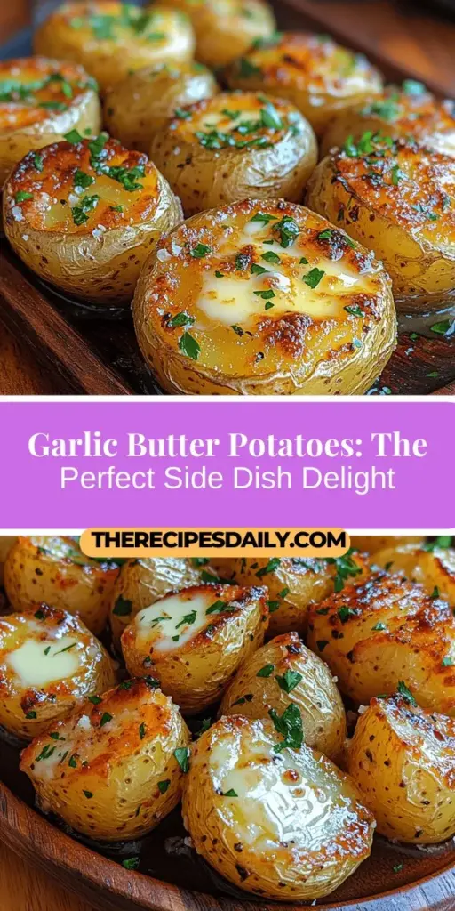 Baked Garlic Butter Potatoes are a simple yet sensational side dish that can transform any meal. With their crispy edges and fluffy interiors, these potatoes are infused with rich garlic and butter flavors. Perfect for any occasion, whether a casual dinner or a festive gathering, they pair beautifully with everything from grilled meats to roasted vegetables. Easy to make and sure to impress, they are a must-try for all home cooks!