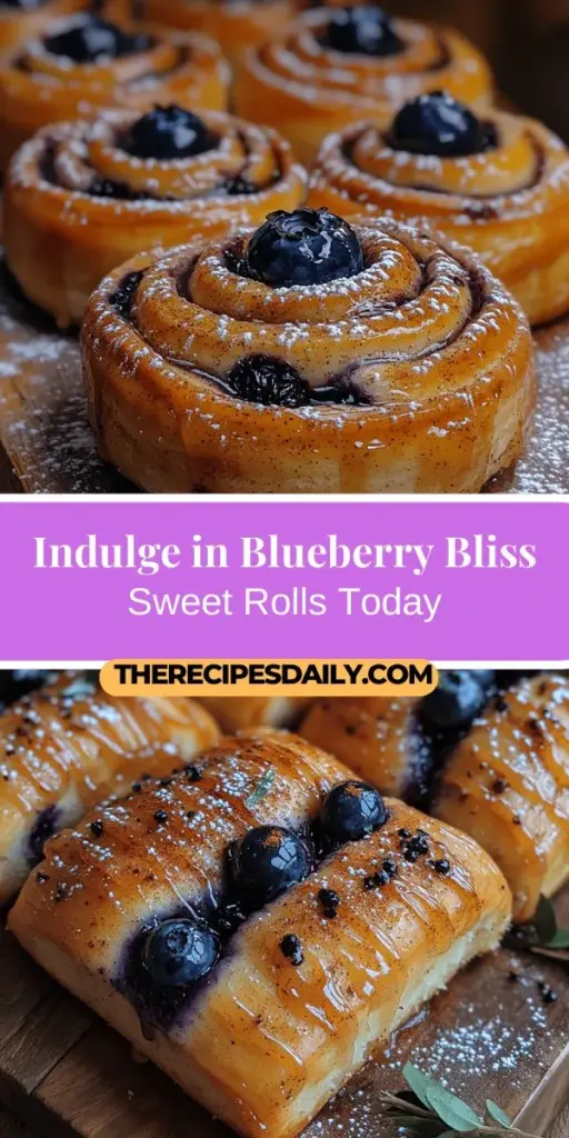 Indulge in the magic of homemade baking with this Blueberry Bliss Sweet Rolls recipe. Experience the joy of creating fluffy rolls filled with sweet-tart blueberries, perfect for breakfast or dessert. This recipe guides you through each step, from activating yeast to glazing your rolls for that perfect finish. Gather your loved ones in the kitchen and create delicious memories while savoring the warm aroma of freshly baked bliss. Perfect for sharing or enjoying on your own!