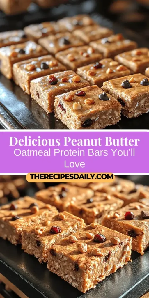 Discover the perfect snack for your busy lifestyle with homemade peanut butter oatmeal protein bars. Packed with the wholesome goodness of rolled oats and protein-rich peanut butter, these bars are easy to prepare and highly customizable to suit your taste. Whether you're looking for a quick breakfast, a post-workout boost, or a midday pick-me-up, this nutritious treat will keep you energized throughout the day. Explore the health benefits and simple steps to make these delicious bars at home!