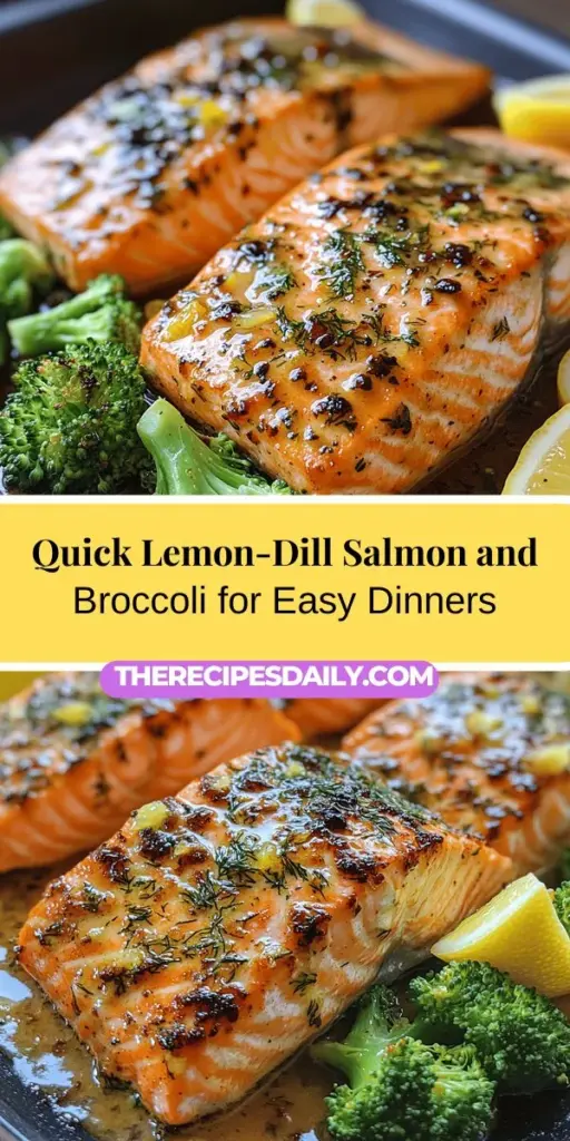 Discover the deliciousness of Sizzling Lemon-Dill Roasted Salmon & Broccoli, a quick and nutritious meal perfect for busy weeknights or special gatherings. This dish combines tender, omega-3 rich salmon with vibrant broccoli, all enhanced by a zesty lemon-dill marinade. With easy preparation and oven roasting, enjoy a meal that satisfies both your taste buds and health goals. Elevate your dinner routine with this flavorful, well-rounded recipe that impresses every time.