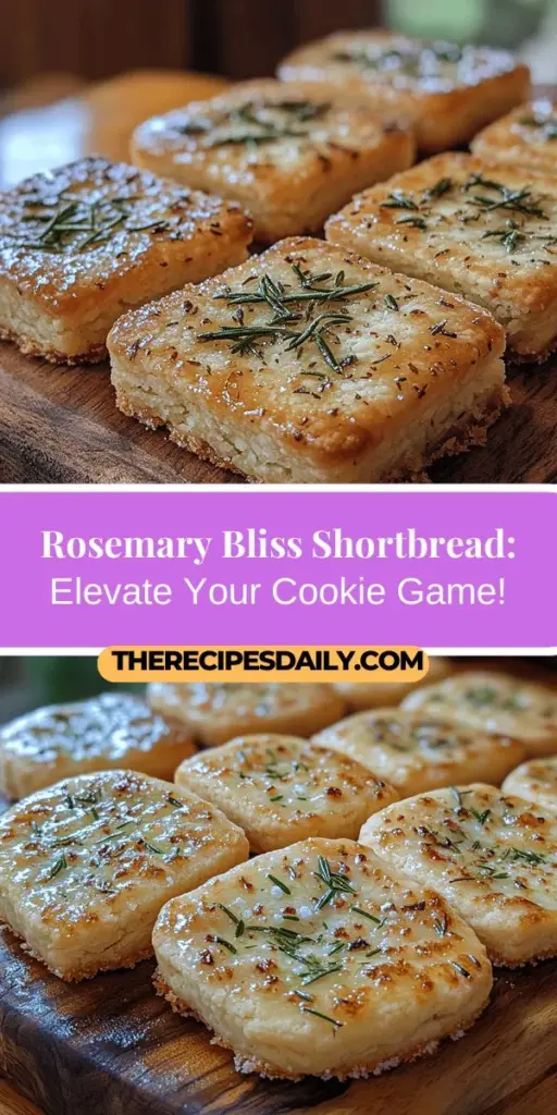 Discover the delightful twist of Rosemary Bliss Shortbread cookies, a unique take on the classic treat. Infused with fresh rosemary, these cookies offer a harmonious blend of buttery richness and herbal notes perfect for pairing with your favorite tea or coffee. This article guides you through the baking process while exploring the history of shortbread and the benefits of using fresh herbs. Impress your guests or treat yourself with this simple yet elegant recipe. Enjoy a delicious baking adventure today!