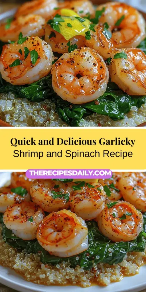 Discover the deliciousness of Garlicky Shrimp and Spinach Delight, a quick and nutritious dish that brings together succulent shrimp and vibrant spinach in a savory garlic and lemon sauce. Perfect for busy weeknights or special gatherings, this recipe combines simple ingredients for a flavorful experience. Learn about the benefits of each key ingredient, from protein-packed shrimp to nutrient-rich spinach, and master the cooking techniques that ensure a flawless meal every time. Enjoy a healthy, satisfying dish that pleases both the palate and the body!