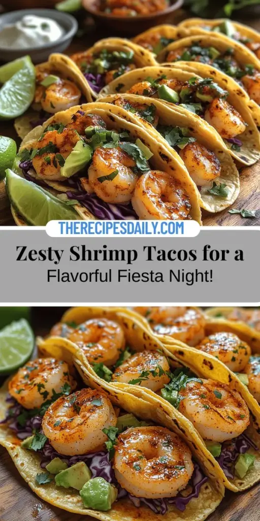 Discover the vibrant world of Zesty Shrimp Fiesta Tacos, a dish that promises a flavor-packed experience with every bite. Featuring succulent shrimp marinated in zesty spices and paired with crunchy cabbage and creamy avocado, these tacos are perfect for any occasion. This easy-to-follow recipe allows for plenty of customization, ensuring everyone can enjoy a delicious meal. Gather your ingredients and prepare for a culinary adventure that will impress family and friends alike!