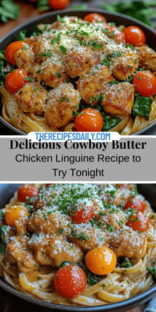 Indulge in the deliciousness of Ultimate Cowboy Butter Chicken Linguine, a perfect fusion of comfort food and gourmet flavors. This recipe features tender chicken thighs, fresh veggies, and a rich, creamy sauce that envelops linguine in pure satisfaction. Ideal for any occasion, it’s easy to prepare and offers a delightful combination of textures and tastes. Discover the step-by-step guide to create this remarkable dish that’s sure to impress your loved ones. Enjoy the warmth of home-cooked goodness with every bite!