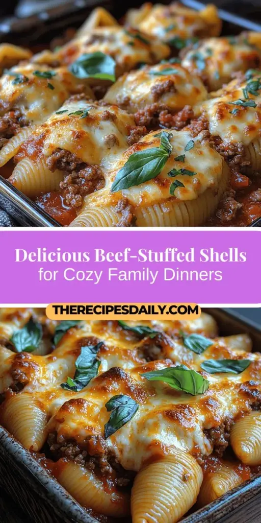 Discover the comfort of Hearty Beef-Stuffed Shells, a delightful Italian recipe that combines savory ground beef, creamy cheeses, and tangy marinara sauce, all wrapped in oversized pasta shells. Perfect for family dinners or potlucks, this dish can be prepared in advance. The article guides you through quality ingredient selection and detailed preparation steps to ensure every bite is flavorful and satisfying. Elevate your cooking experience and impress your loved ones with this heartwarming meal.