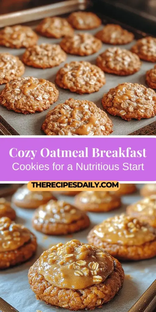 Start your mornings right with Quick & Cozy Oatmeal Breakfast Cookies. These delicious, nutritious cookies combine the sweetness of ripe bananas, the fiber of rolled oats, and the richness of peanut butter for a hearty breakfast option. Easy to make and customizable for various dietary needs, they’re perfect for busy days or leisurely mornings. Enjoy them as a snack, for breakfast, or on-the-go, all while fueling your day with wholesome ingredients. Explore this simple recipe and bring creativity to your kitchen!