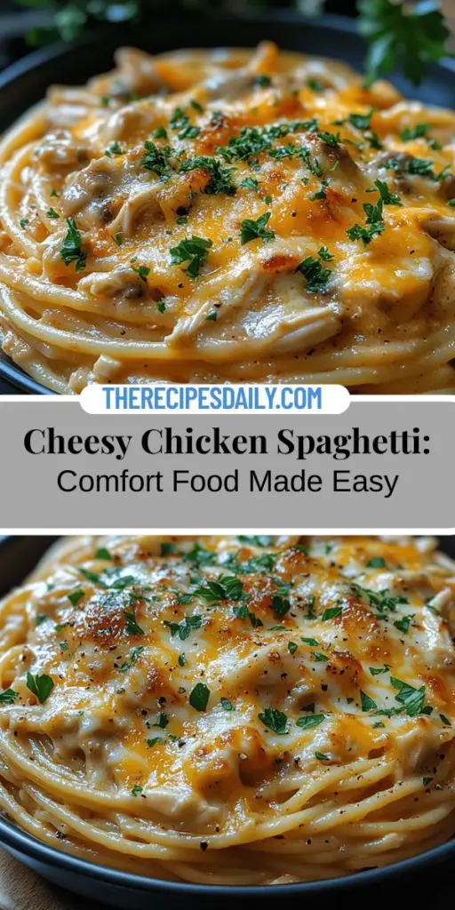 Discover the ultimate comfort food with Cheesy Chicken Spaghetti Delight! This one-pot meal effortlessly combines tender chicken, gooey cheeses, and perfectly cooked spaghetti, making it a family favorite. With its rich flavors and creamy texture, this dish not only nourishes the body but also brings loved ones together around the dinner table. Explore our detailed recipe to learn about the key ingredients, preparation steps, and tips to make this hearty meal a hit at your next gathering. Enjoy delicious, satisfying bites that the whole family will love!