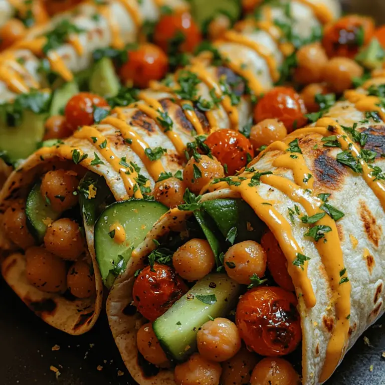 If you’re searching for a quick, healthy, and delicious meal option, look no further than Zesty Lemon Chickpea Snap Wraps. These wraps are not only bursting with flavor but also provide a nutritious balance of protein, fiber, and vitamins, making them an ideal choice for lunch or a light dinner. The combination of zesty lemon, crunchy vegetables, and roasted chickpeas creates a delightful texture and taste that will leave your taste buds dancing.