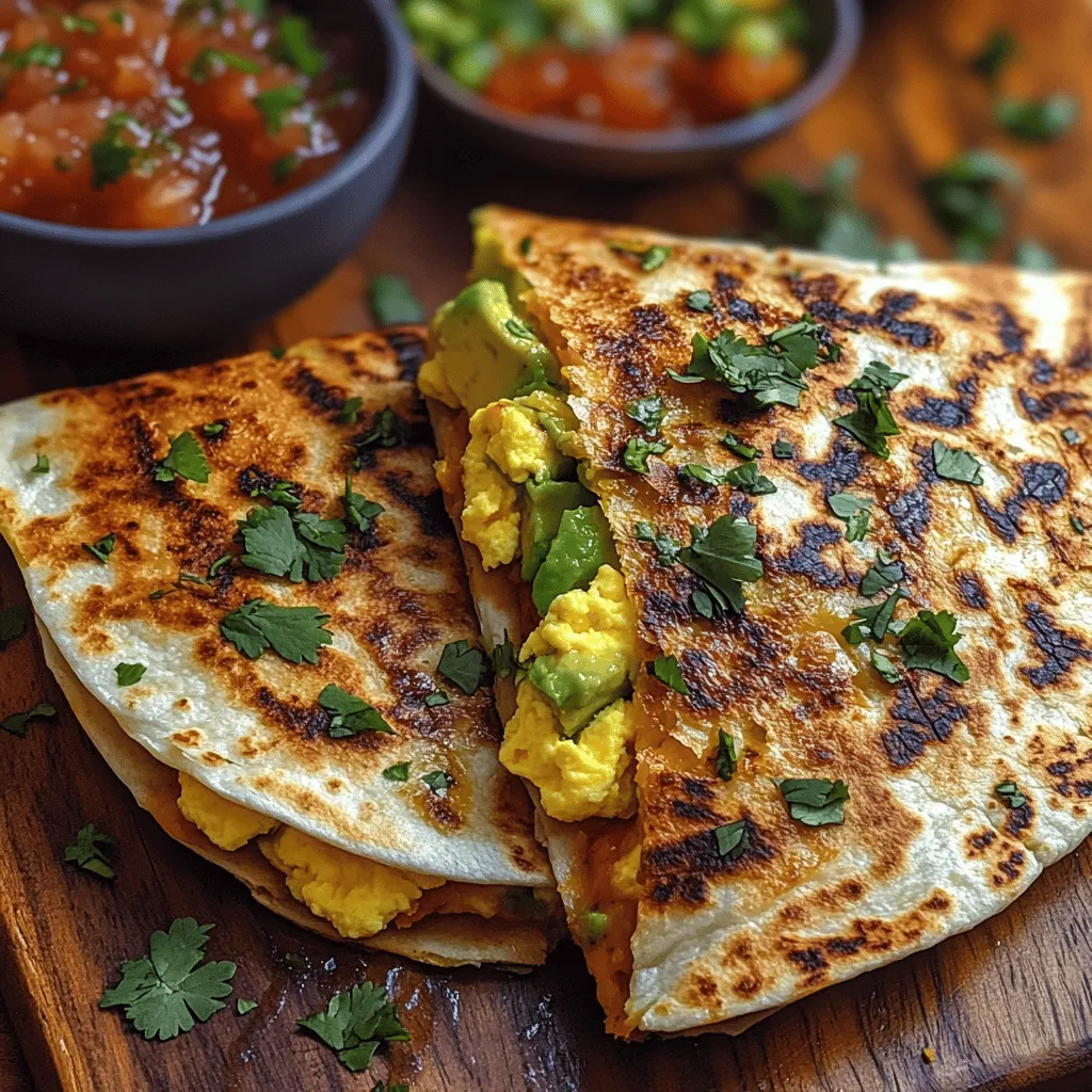 The key to an exceptional Avocado Egg Breakfast Quesadilla lies in using fresh and high-quality ingredients. Here’s a closer look at what you’ll need to create this delicious dish: