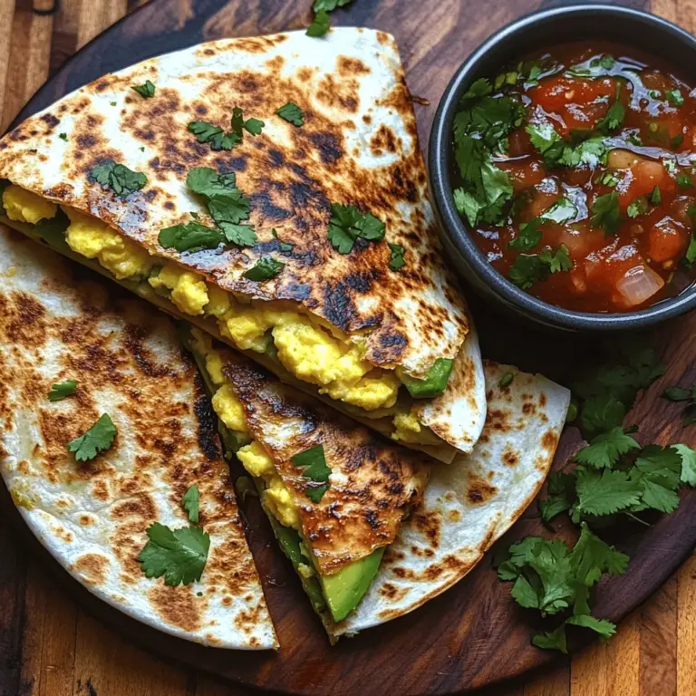The key to an exceptional Avocado Egg Breakfast Quesadilla lies in using fresh and high-quality ingredients. Here’s a closer look at what you’ll need to create this delicious dish: