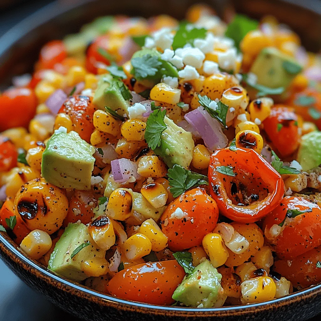 To truly appreciate the Roasted Red Pepper and Corn Salad, it's essential to understand the role of each ingredient and its contribution to the dish.