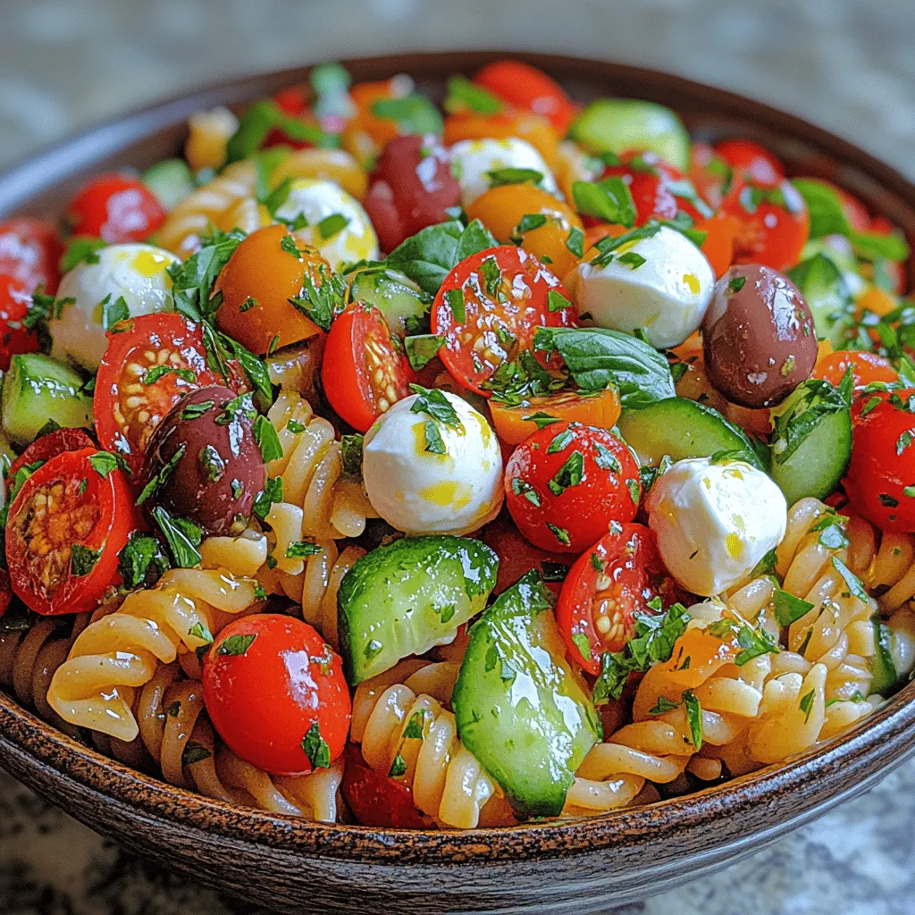 Mediterranean cuisine is celebrated for its vibrant flavors, colorful ingredients, and wholesome nutrition. This culinary tradition, deeply rooted in the cultures surrounding the Mediterranean Sea, emphasizes fresh vegetables, healthy fats, and aromatic herbs, offering a delightful array of dishes that can satisfy both the palate and the body. One such dish that captures the essence of this vibrant cuisine is the Mediterranean Bliss Pasta Salad. This versatile salad serves as an ideal choice for various occasions, from casual family dinners to festive gatherings and potlucks.
