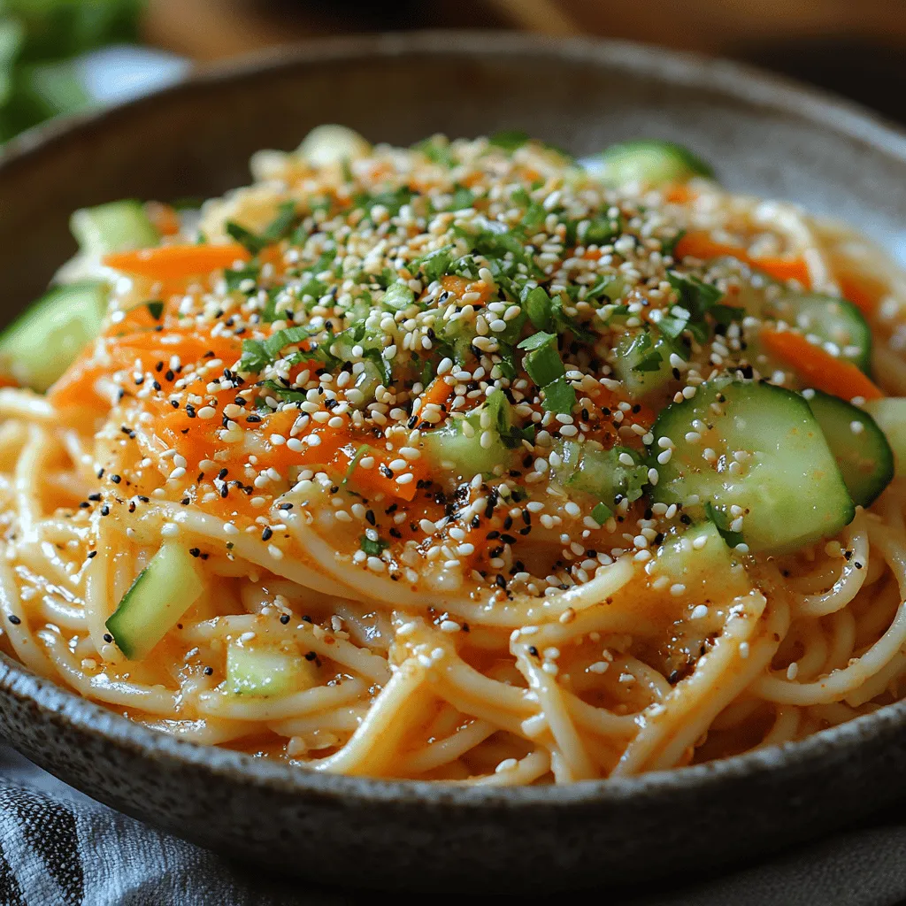 Chilled noodle dishes are a staple in Asian cuisine, celebrated for their refreshing qualities and remarkable versatility. As the weather warms up, these dishes provide a light yet satisfying meal option, perfect for those seeking a delicious way to enjoy seasonal ingredients. Among the array of chilled noodle recipes, Chilled Sesame Delight Noodles stand out for their unique combination of flavors, textures, and health benefits. The harmonious blend of creamy tahini, savory soy sauce, and fresh vegetables creates a delightful dish that can be enjoyed as a light meal or as a side dish for your favorite protein.