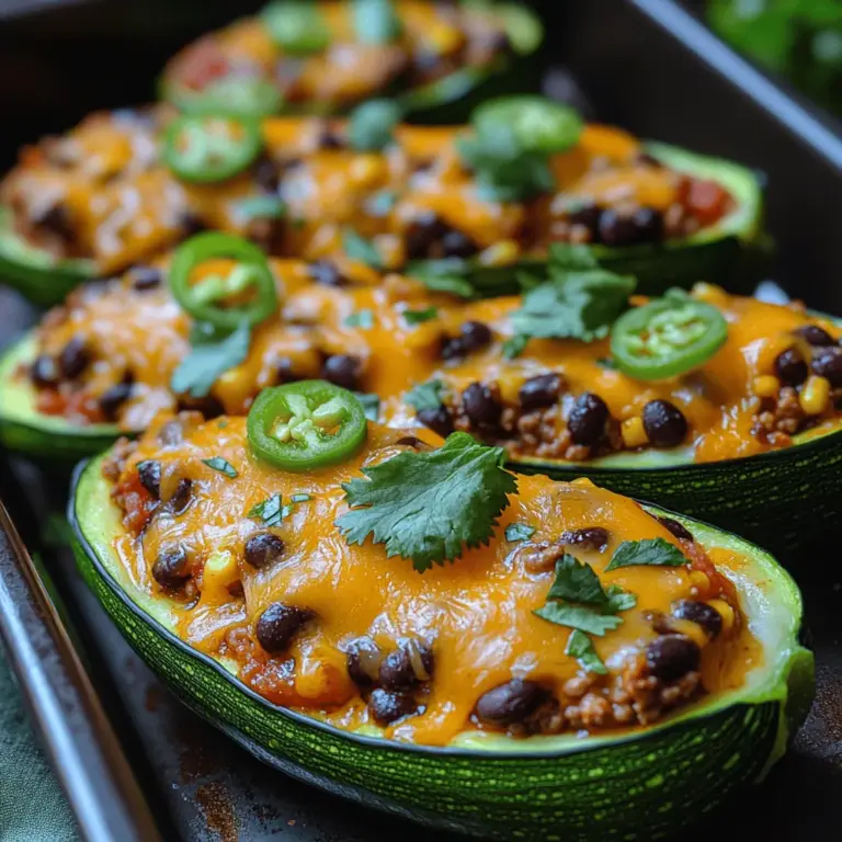 Healthy eating is often perceived as a mundane task, filled with bland salads and dull dishes. However, the culinary world is evolving, and creative recipes are emerging that bring excitement back to nutritious meals. One such dish that beautifully marries health with flavor is Taco-Stuffed Zucchini Boats. This innovative take on traditional tacos offers a delightful twist, allowing you to indulge in your favorite flavors while keeping your meals light and nutritious.