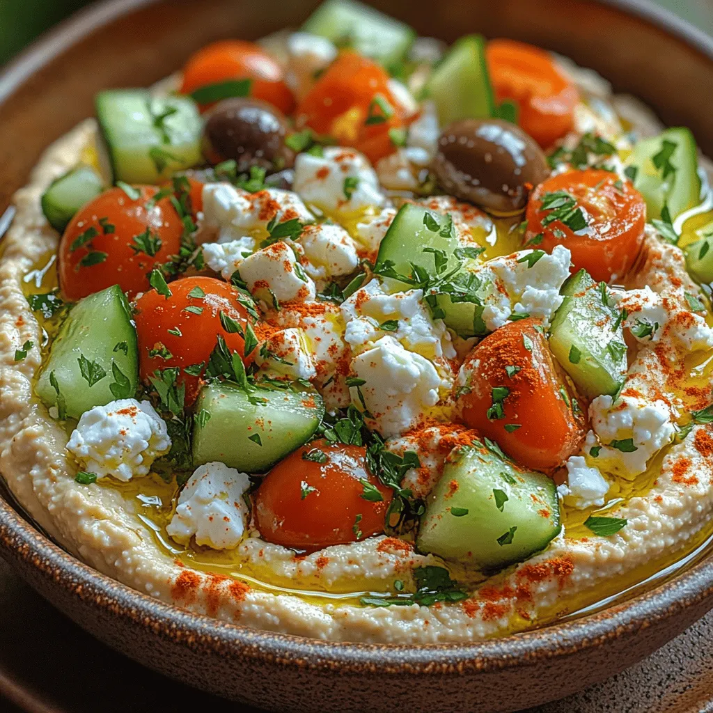 Greek cuisine is a vibrant tapestry woven with rich flavors, fresh ingredients, and time-honored traditions. Among the many delightful offerings of this culinary heritage, hummus stands out as a beloved staple that has transcended its Middle Eastern origins to become a global sensation. Known for its creamy texture and savory taste, hummus is not only a delicious dip but also a canvas for creativity. The evolution of this classic dish into a Greek Style Loaded Hummus showcases how traditional ingredients can be combined in innovative ways, bringing a burst of Mediterranean freshness to your table.