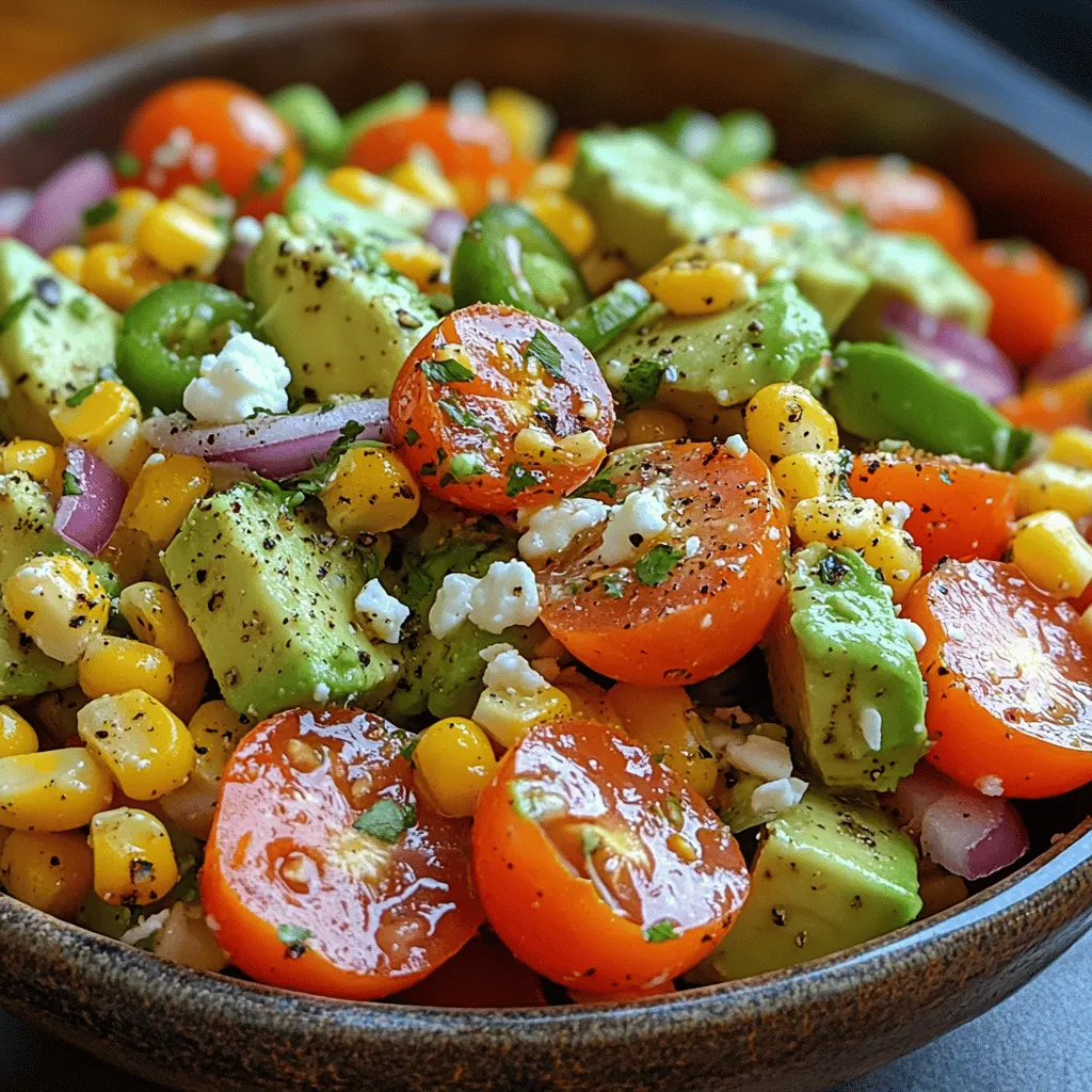 As the sun shines brightly and the days grow longer, there’s no better way to indulge in the season's bounty than with a refreshingly vibrant Avocado Corn Tomato Salad. This delightful dish epitomizes the essence of summer, showcasing the vivid colors and flavors that fresh produce has to offer. With its combination of creamy avocado, sweet corn, juicy tomatoes, and zesty lime dressing, this salad not only tantalizes the taste buds but also serves as a perfect accompaniment to picnics, barbecues, or as a healthy meal option on its own.