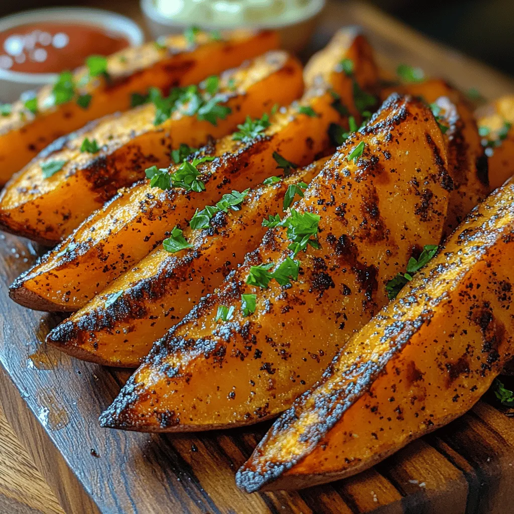 In recent years, air fryers have revolutionized the way we cook, offering a healthier alternative to deep frying without sacrificing flavor and texture. One standout recipe that exemplifies this transformation is <strong>Crispy Bliss Air Fryer Sweet Potato Wedges</strong>. This dish is not only simple to prepare but also packed with nutrients and bursting with flavor. Sweet potatoes, with their natural sweetness and vibrant color, can elevate any meal, making these wedges a perfect side dish or snack. In this article, we will explore the benefits of using an air fryer, the nutritional value of sweet potatoes, and provide a step-by-step guide to achieving perfectly crispy wedges every time.” /></p>
</p>
<h3>Step-by-Step Guide to Making Crispy Bliss Air Fryer Sweet Potato Wedges</h3>
</p>
<h4>Preparation of Sweet Potatoes</h4>
</p>
<p>To create the perfect crispy sweet potato wedges, start with fresh sweet potatoes. Begin by thoroughly washing them under cold running water to remove any dirt or debris. Once clean, peel the sweet potatoes using a vegetable peeler. The skin can add a slight bitterness, so it’s best to remove it for this recipe.</p>
</p>
<p>Next, it’s time to cut the sweet potatoes into wedges. Aim for uniformity in size—approximately 1/2 inch thick. This ensures even cooking and helps achieve that delightful crispiness. To do this, first slice the sweet potato lengthwise into 1/2 inch planks. Then stack a few planks together and cut them into wedges. This method not only speeds up the process but also enhances the visual appeal of your dish.</p>
</p>
<h4>Seasoning the Wedges</h4>
</p>
<p>Once your sweet potato wedges are prepared, it’s time to season them. A simple yet effective seasoning blend includes olive oil, salt, pepper, garlic powder, paprika, and a touch of cayenne pepper for those who enjoy a bit of heat. Mix these ingredients in a bowl to ensure a balanced flavor profile.</p>
</p>
<p>To ensure optimal flavor absorption, it’s important to coat the wedges evenly. Drizzle the olive oil over the wedges first, tossing them gently to coat. Then sprinkle the seasoning mix over the wedges, tossing again until all pieces are well-coated. This method allows the seasonings to adhere better, resulting in flavorful bites with every crisp.</p>
</p>
<h4>Preheating the Air Fryer</h4>
</p>
<p>Preheating your air fryer is an essential step that should not be overlooked if you want crispy sweet potato wedges. Preheating helps create an immediate and consistent cooking environment, which is crucial for achieving that coveted crunch. Set your air fryer to a temperature of 400°F (200°C) and allow it to preheat for about 5 minutes. This short waiting period is key to ensuring that the sweet potatoes begin to cook evenly as soon as they hit the basket.</p>
</p>
<h4>Cooking Process</h4>
</p>
<p>With the air fryer preheated, it’s time to arrange and cook your sweet potato wedges. Place the wedges in the air fryer basket in a single layer, ensuring that they are not overcrowded. Overcrowding can lead to uneven cooking and prevent the wedges from crisping up properly. If you have a large batch, it’s better to cook them in multiple rounds.</p>
</p>
<p>Set the air fryer to cook at 400°F (200°C) for approximately 15-20 minutes. Halfway through the cooking time, pause the air fryer and shake the basket gently. This allows for even cooking and ensures that all sides of the wedges get nicely browned.</p>
</p>
<p>To check for doneness, pierce a wedge with a fork or knife. It should slide through easily and the outside should be golden brown and crispy. If you prefer your wedges extra crispy, you can add an additional 2-5 minutes of cooking time, keeping a close eye on them to prevent burning.</p>
</p>
<h4>Garnishing and Serving Suggestions</h4>
</p>
<p>Once your sweet potato wedges are cooked to perfection, it’s time to garnish and serve them. A sprinkle of fresh herbs such as parsley or cilantro adds a vibrant touch and enhances the flavor profile. For a gourmet twist, consider adding a drizzle of balsamic reduction or a sprinkle of feta cheese.</p>
</p>
<p>These wedges pair wonderfully with a variety of dips. A zesty homemade yogurt sauce, a spicy chipotle mayo, or even a classic ketchup can elevate your sweet potato experience. For a more robust meal, serve these wedges alongside grilled chicken, fish tacos, or a hearty salad. Alternatively, enjoy them as a standalone snack at your next gathering, and watch them disappear!</p>
</p>
<h3>Tips for Perfectly Crispy Sweet Potato Wedges</h3>
</p>
<h4>Common Mistakes to Avoid</h4>
</p>
<p>1. <strong>Overcrowding the Basket</strong>: This is one of the most common mistakes when air frying. When wedges are packed too tightly, they steam instead of crisp. Always leave space for air to circulate around each wedge.</p>
</p>
<p>2. <strong>Skipping the Preheating Step</strong>: As mentioned earlier, preheating the air fryer is crucial for achieving that perfect crunch. Don’t skip this step; it can make a significant difference in the final texture of your wedges.</p>
</p>
<h4>Adjusting for Personal Preference</h4>
</p>
<p>Cooking sweet potato wedges is highly customizable based on your preference:</p>
</p>
<p>– <strong>Thickness</strong>: If you prefer thicker wedges, adjust the cooking time accordingly. Thicker wedges may require an additional 5-10 minutes of cooking time. Just be sure to check for doneness regularly.</p>
</p>
<p>– <strong>Spice Levels</strong>: Experiment with the seasoning to match your taste. If you love heat, increase the cayenne pepper or add a dash of chili powder. For a milder flavor, reduce the spice or substitute with herbs like rosemary or thyme.</p>
</p>
<h3>Conclusion</h3>
</p>
<p>Crispy Bliss Air Fryer Sweet Potato Wedges are a delicious, healthy, and easy-to-make side dish that can elevate any meal. With their satisfying crunch and rich flavor, they are sure to become a favorite in your household. By utilizing the air fryer, you not only simplify the cooking process but also create a guilt-free indulgence that everyone can enjoy. Embrace the magic of air frying and make this delightful recipe a regular part of your culinary repertoire. The next time you’re looking for a side dish that is both nutritious and full of flavor, reach for these sweet potato wedges and watch as they transform any meal into a true culinary delight. Enjoy your cooking adventures!</p>
</div>