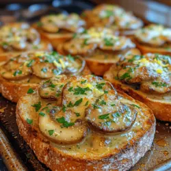 If you’re looking for a dish that perfectly marries simplicity with flavor, look no further than Garlic Butter Mushrooms on Toast. This delightful creation is a testament to the culinary magic that can arise from a handful of quality ingredients. The combination of earthy mushrooms, aromatic garlic, and rich butter creates a dish that is not only comforting but also incredibly versatile. Whether served as an appetizer at a dinner party, a satisfying snack for a cozy night in, or a light meal that won’t weigh you down, Garlic Butter Mushrooms on Toast is a crowd-pleaser that never fails to impress.