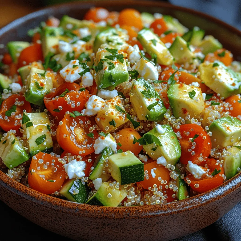 Salads have long been celebrated as a cornerstone of healthy eating, particularly in a world increasingly focused on wellness and nutrition. They are not only versatile and colorful, but they also provide an excellent way to incorporate a variety of nutrients into meals. Among the plethora of salad options, the Quinoa Zucchini Salad stands out as a refreshing choice, making it perfect for summer picnics, potlucks, or any light meal throughout the year. This salad is not just a visual delight; it is packed with flavor and nutrients, ensuring that every bite is as satisfying as it is healthful.