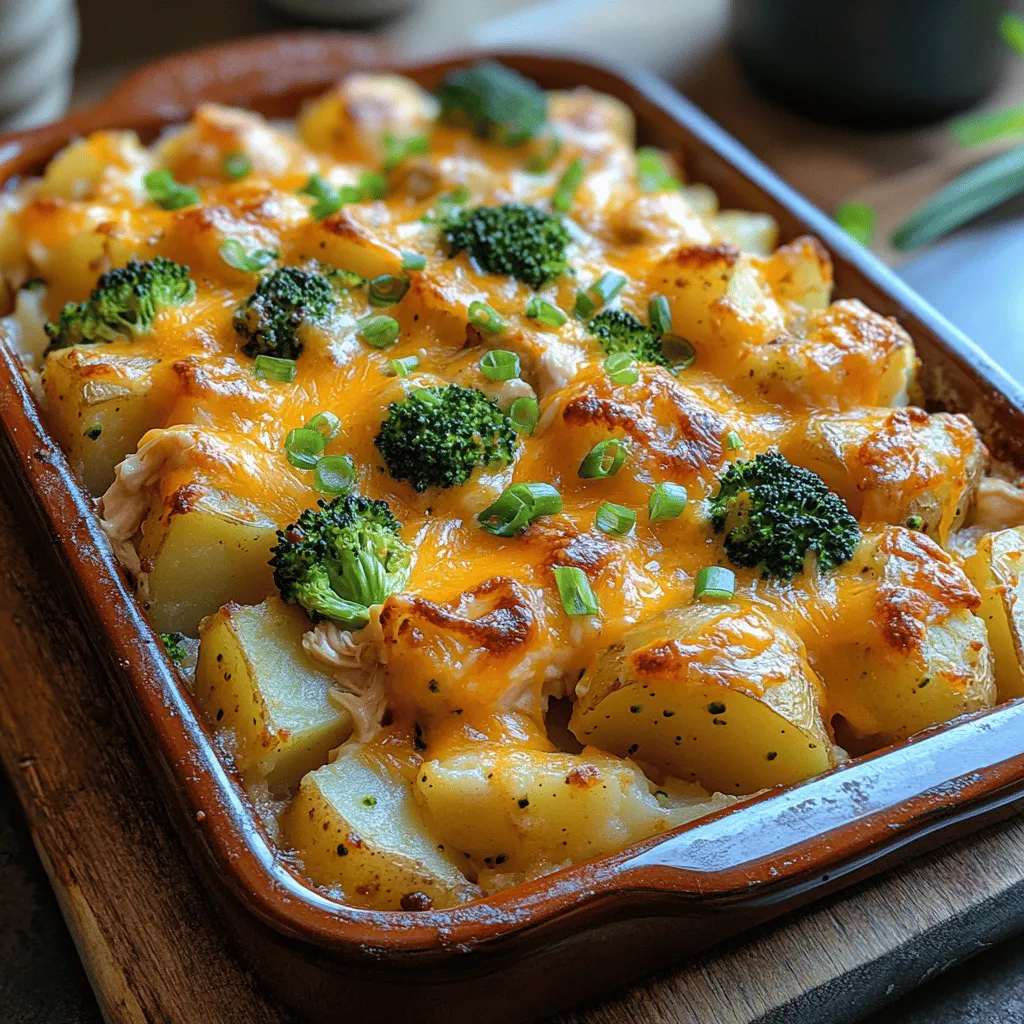 When it comes to comfort food that delights the whole family, few dishes can rival a Cheesy Baked Potato Chicken & Broccoli Casserole. This hearty meal combines the satisfying taste of tender potatoes, juicy chicken, vibrant broccoli, and a delightful blend of cheeses, making it a favorite for both busy weeknights and special gatherings. The creamy, cheesy goodness enveloping the ingredients creates a comforting dish that warms the heart and nourishes the soul.