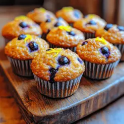 To create the perfect Zesty Lemon Blueberry Muffin Bites, it’s essential to understand the role each ingredient plays in the recipe. Each component contributes to the overall flavor, texture, and nutritional value of the muffins, ensuring that they are as delightful to eat as they are easy to prepare.