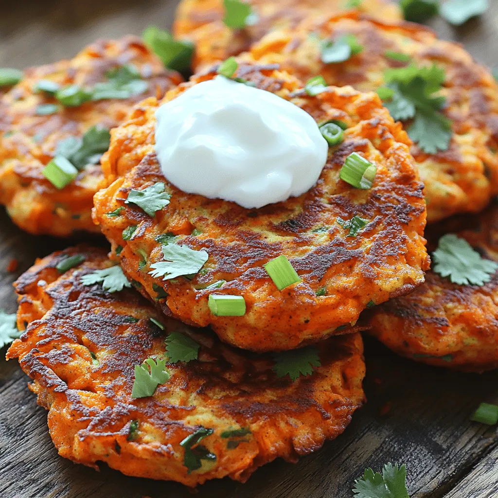 Gather around, food enthusiasts! If you're looking for a deliciously healthy and vibrant dish that tantalizes your taste buds while also being kind to your body, look no further than the Carrot-Crazy Spiced Fritters. Bursting with flavors and packed with nutrients, these fritters are not only a fantastic way to showcase the humble carrot but also an excellent addition to your vegetarian and gluten-free repertoire. This recipe brings together the sweetness of fresh carrots and the warming notes of spices, making it a delightful treat for any occasion.