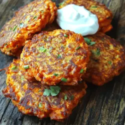 Gather around, food enthusiasts! If you're looking for a deliciously healthy and vibrant dish that tantalizes your taste buds while also being kind to your body, look no further than the Carrot-Crazy Spiced Fritters. Bursting with flavors and packed with nutrients, these fritters are not only a fantastic way to showcase the humble carrot but also an excellent addition to your vegetarian and gluten-free repertoire. This recipe brings together the sweetness of fresh carrots and the warming notes of spices, making it a delightful treat for any occasion.
