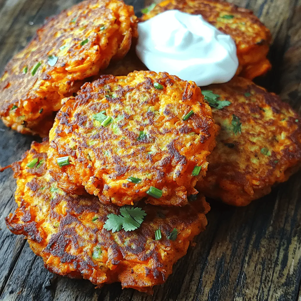 Gather around, food enthusiasts! If you're looking for a deliciously healthy and vibrant dish that tantalizes your taste buds while also being kind to your body, look no further than the Carrot-Crazy Spiced Fritters. Bursting with flavors and packed with nutrients, these fritters are not only a fantastic way to showcase the humble carrot but also an excellent addition to your vegetarian and gluten-free repertoire. This recipe brings together the sweetness of fresh carrots and the warming notes of spices, making it a delightful treat for any occasion.