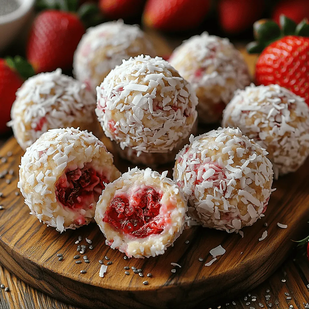 To make the perfect Strawberry Coconut Energy Balls, it’s essential to understand the role of each ingredient. Let's break down the main components that contribute to both the flavor and nutritional value of this energizing snack.