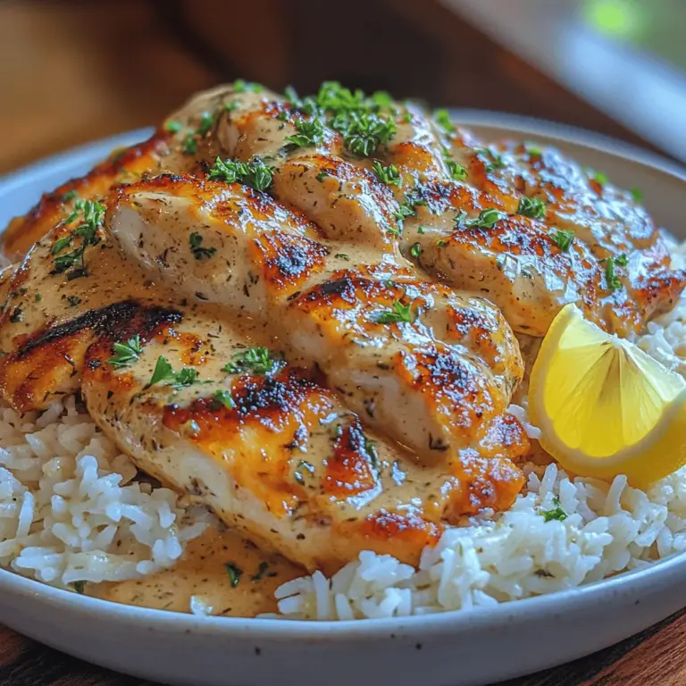 If you're searching for a dish that combines comfort and flavor in one delightful package, look no further than Creamy Herb Chicken served with fragrant Basmati rice. This recipe offers a perfect balance of rich, creamy sauce enveloping tender chicken, which is complemented beautifully by the aromatic qualities of Basmati rice. Whether you're preparing a cozy weeknight dinner for your family or hosting a gathering with friends, this dish will undoubtedly impress.