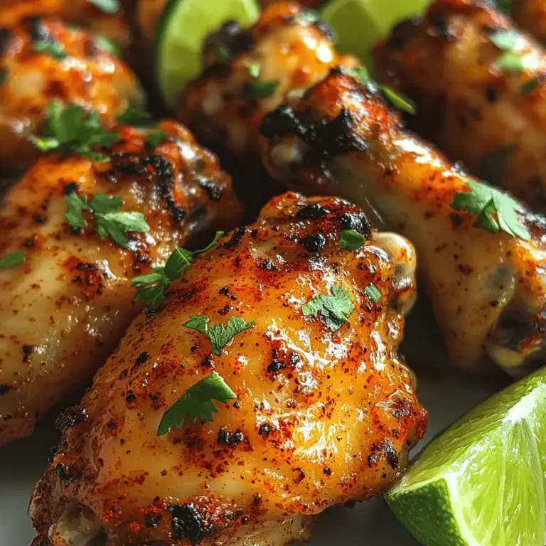 Chicken wings have transcended their humble beginnings to become a beloved staple in the realm of appetizers and party foods. Whether served at lively gatherings, game day celebrations, or casual family dinners, they consistently deliver a satisfying crunch and burst of flavor that tantalizes the taste buds. Among the myriad of flavor profiles that can be applied to chicken wings, the Zesty Chili Lime Chicken Wings stand out for their bright, tangy, and slightly spicy character. This recipe combines the refreshing zest of lime with the warmth of chili, creating a delightful balance that makes these wings irresistible.