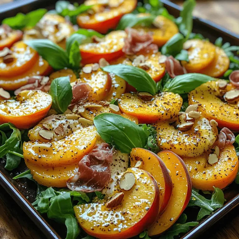 As the summer sun shines brightly, there’s nothing quite like a light and refreshing salad to keep us cool and satisfied. Summer salads are not just a culinary necessity; they are a celebration of the season’s bounty, bringing together vibrant colors and fresh flavors. Among the myriad of salad options, the Peach Burrata Bliss salad stands out with its delightful combination of sweet, juicy peaches and rich, creamy burrata cheese. This dish is not only a feast for the eyes but also a harmonious blend of flavors and textures that will tantalize your taste buds.