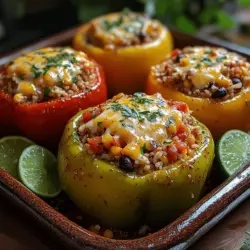 Turkey Fiesta Stuffed Bell Peppers: Embracing Flavor and Nutrition