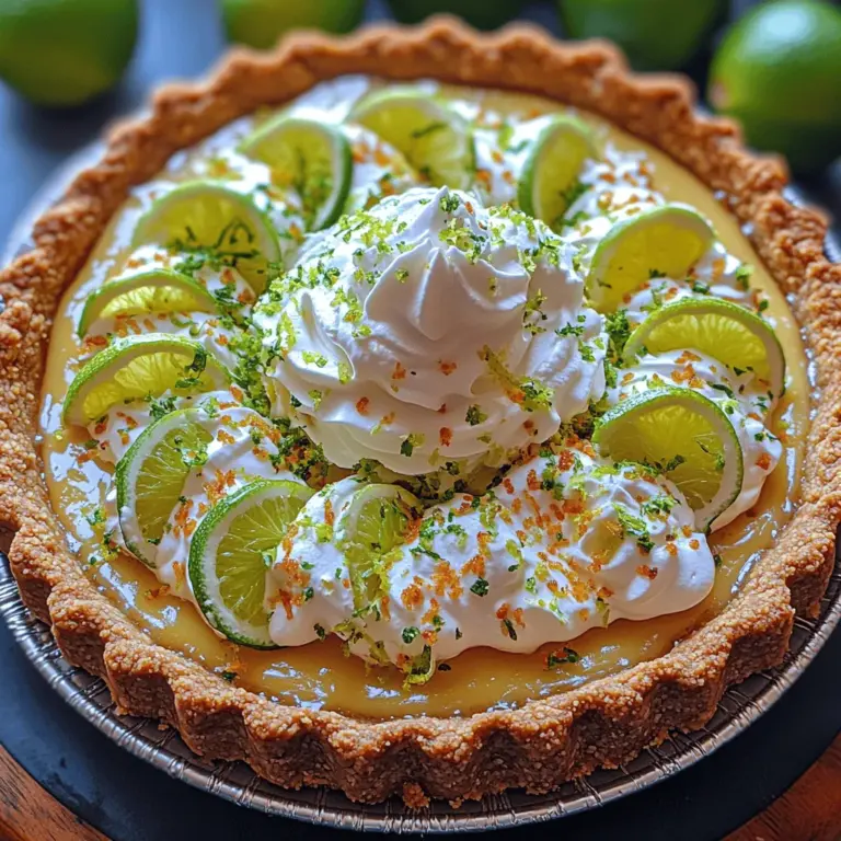 Key Lime Pie is a beloved classic dessert that has graced tables across the United States, particularly in the sunny state of Florida. This iconic dessert is known for its delightful balance of tartness and sweetness, making it a favorite among dessert enthusiasts. Among the many variations of this classic treat, the Zesty Key Lime Pie Delight stands out with its unique flavor profile, making it the perfect indulgence for gatherings or a simple evening at home.
