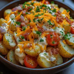 Potato salad is a beloved side dish that has graced picnics, barbecues, and family gatherings for generations. Its creamy, comforting nature makes it a staple at any potluck, and it’s no surprise that it often steals the show at summer cookouts. Among the myriad of potato salad recipes out there, the "Ultimate Loaded Potato Salad" stands out as a true crowd-pleaser. Loaded with flavor and texture, this recipe takes the traditional potato salad to new heights by incorporating a delightful mix of ingredients that will leave everyone reaching for seconds.