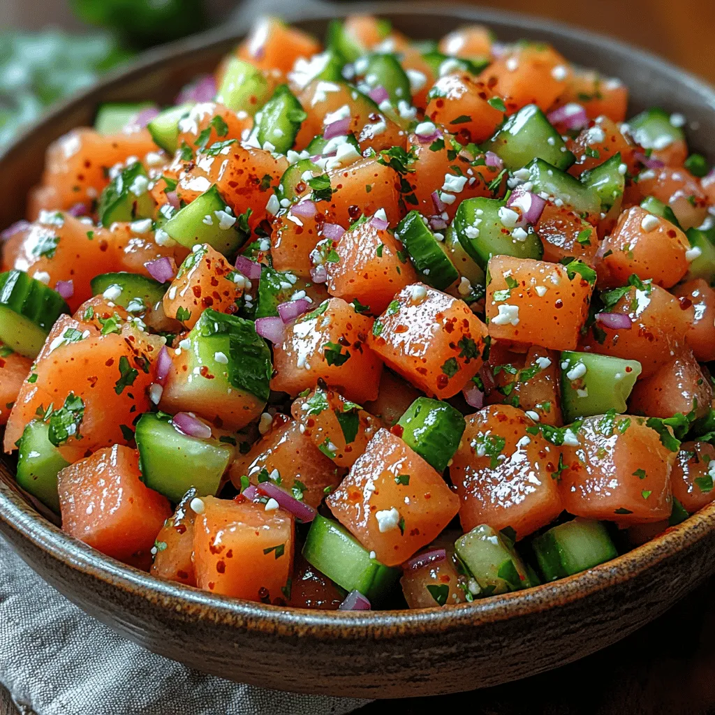 To truly appreciate the Zesty Spicy Watermelon Salad, it’s essential to delve into its key ingredients and understand how they contribute to the overall flavor profile of the dish.