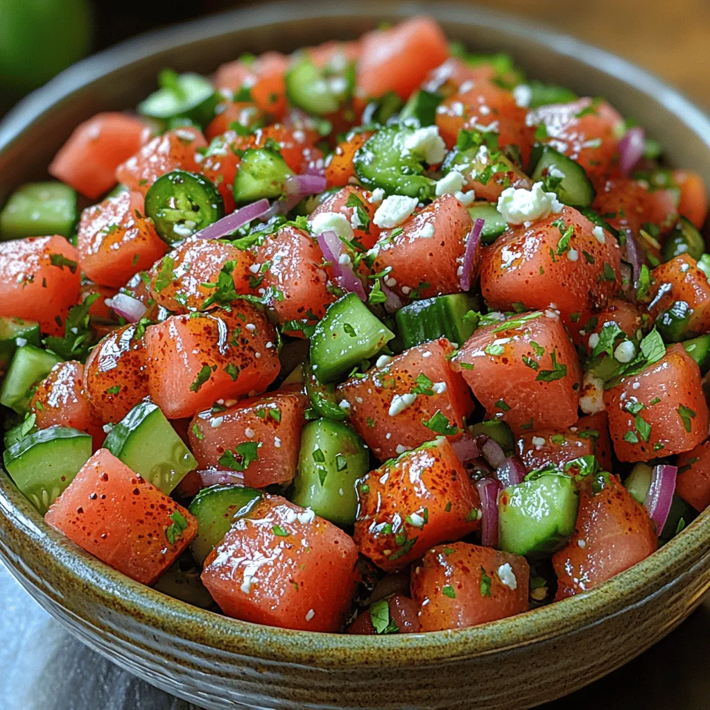 To truly appreciate the Zesty Spicy Watermelon Salad, it’s essential to delve into its key ingredients and understand how they contribute to the overall flavor profile of the dish.
