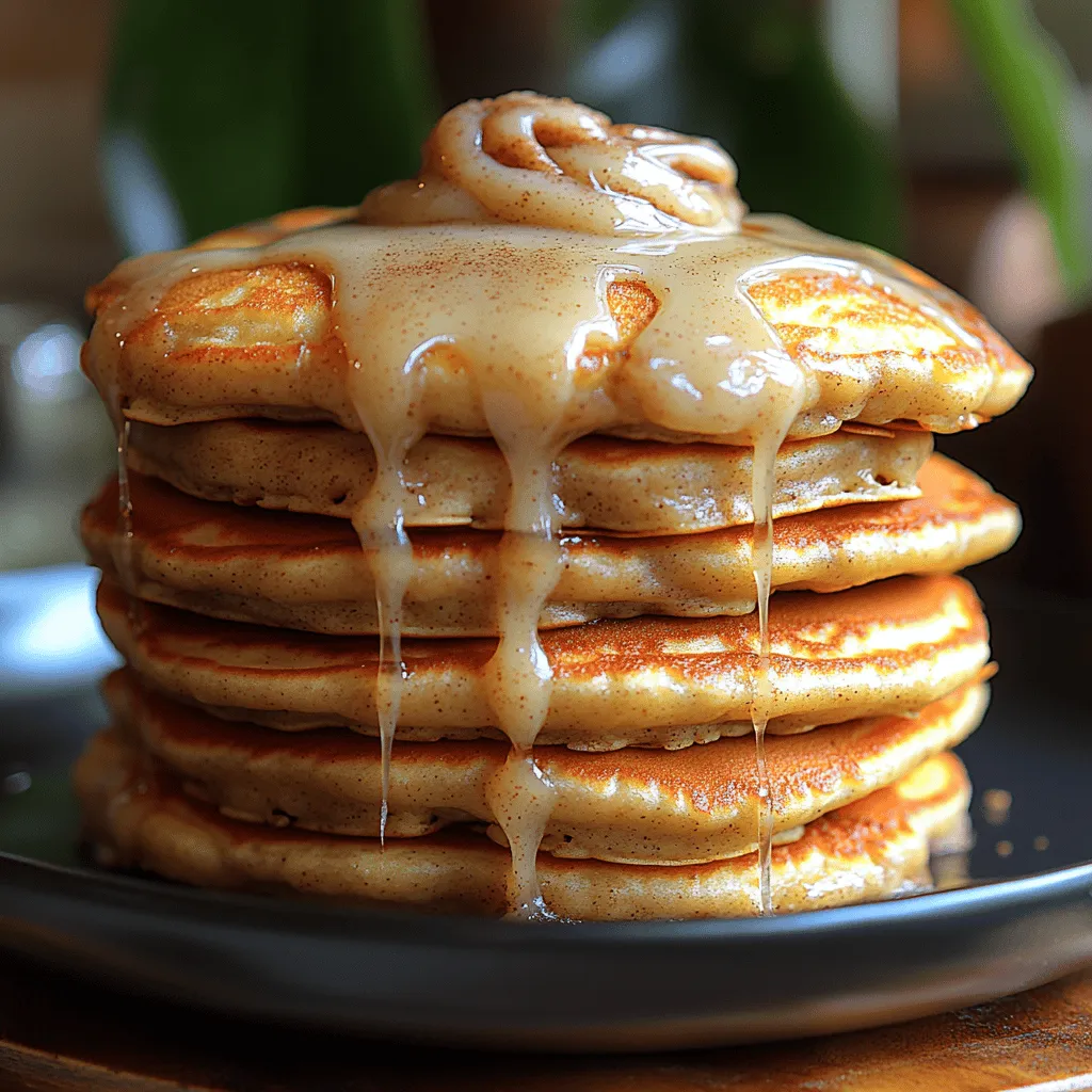 Imagine biting into a fluffy pancake that is infused with the warm, comforting flavors of a cinnamon roll. This is exactly what you get with Cinnamon Roll Pancake Stacks—a delightful fusion of two beloved breakfast items that will elevate your morning routine. The combination of fluffy pancakes and a sweet cinnamon swirl, topped with a luscious cream cheese glaze, creates a breakfast experience that is both visually appealing and incredibly delicious.
