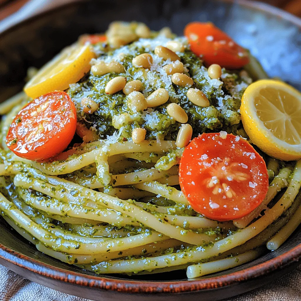Lemon Basil Pesto Pasta is a delightful dish that perfectly encapsulates the essence of fresh, vibrant flavors. It combines the aromatic qualities of fresh basil with the zesty brightness of lemon, creating a refreshing twist on the traditional pesto pasta. This dish is not only a celebration of summer ingredients but also a versatile option that can be enjoyed for lunch, dinner, or even as a side dish for gatherings and special occasions. Whether you’re whipping it up for a casual family dinner or serving it at a festive gathering, Lemon Basil Pesto Pasta is sure to impress with its exquisite flavor profile and appealing presentation.