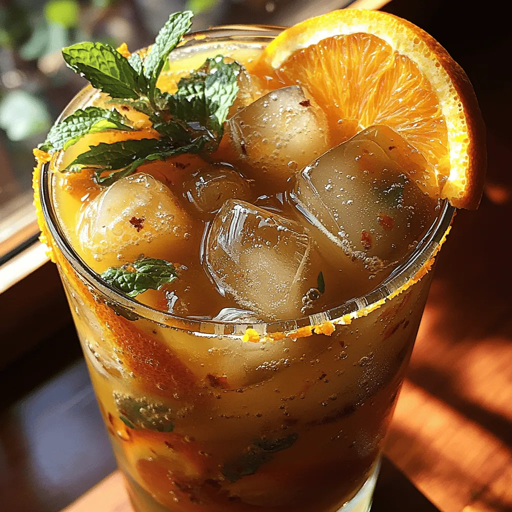 As the warm weather approaches, the need for refreshing beverages becomes paramount. Whether lounging by the pool, enjoying a picnic in the park, or simply seeking respite from the summer heat, a chilled drink can elevate any occasion. Among the myriad of options available, iced teas stand out due to their versatility, refreshing nature, and potential health benefits. One such drink that combines these elements beautifully is the <strong>Refreshing Citrus Bliss</strong>, an iced orange green tea that brings together the vibrant flavors of citrus and the delicate notes of green tea.” /></p>
</p>
<h3>Vanilla Extract: A Flavor Enhancer</h3>
</p>
<p>While vanilla extract is optional in the Refreshing Citrus Bliss recipe, it adds a delightful layer of complexity to the drink. Just a few drops can enhance the overall flavor profile, providing a subtle sweetness that complements the citrus notes. The creamy undertone of vanilla can make the drink feel more indulgent, balancing the tartness of the orange juice. If you enjoy a hint of vanilla in your beverages, consider adding this ingredient when preparing your Citrus Bliss.</p>
</p>
<h3>Ice Cubes: The Key to Chill</h3>
</p>
<p>For a truly refreshing experience, serving this drink chilled is essential. Ice cubes not only cool down the beverage but also prevent it from becoming watered down too quickly. Using large ice cubes or even ice spheres can be beneficial, as they melt more slowly than standard ice cubes, maintaining the drink’s integrity longer. You can even freeze orange juice into ice cubes for an added citrus punch as they melt in your drink.</p>
</p>
<h3>Garnishes: Visual Appeal and Flavor Boost</h3>
</p>
<p>When it comes to presentation, garnishes can elevate your drink from simple to stunning. Slices of fresh orange can be placed on the rim of the glass or floated on top of the drink, adding a burst of color. A sprig of mint not only adds visual interest but also imparts a refreshing aroma, enhancing the overall drinking experience. These garnishes make the drink more inviting and can encourage others to indulge in this refreshing concoction.</p>
</p>
<h3>Step-by-Step Instructions</h3>
</p>
<p><strong>1. Boiling the Water: Temperature Control is Key</strong></p>
</p>
<p>Start by bringing 4 cups of water to a boil in a medium saucepan. It’s crucial to use the right temperature when boiling water for tea, as overly hot water can scorch the leaves, resulting in a bitter flavor. Aim for a rolling boil, then let it cool for about a minute before proceeding to the next step.</p>
</p>
<p><strong>2. Brewing the Tea: Steeping Time Matters</strong></p>
</p>
<p>Once your water is at the right temperature, add 4 teaspoons of high-quality green tea leaves or 4 green tea bags to the pot. Allow the tea to steep for about 3-4 minutes. This timing is vital; steeping for too long can lead to astringency while too short can result in a weak flavor. Taste the tea after 3 minutes to determine if you prefer a stronger brew, adjusting the steeping time accordingly.</p>
</p>
<p><strong>3. Sweetening the Tea: Achieving the Perfect Balance</strong></p>
</p>
<p>After the tea has steeped, remove the tea bags or strain out the leaves. While the tea is still warm, add honey to your taste. Start with 2 tablespoons and stir until fully dissolved. Honey is a natural sweetener that complements the citrus flavors beautifully. Feel free to adjust the sweetness level according to your preference; remember that the sweetness will slightly mellow when the tea is chilled.</p>
</p>
<p><strong>4. Mixing in Orange Juice and Zest: Temperature for Flavor Meld</strong></p>
</p>
<p>Next, mix in 1 cup of freshly squeezed orange juice and the zest of one orange. The warmth of the brewed tea helps to enhance the flavors, allowing the citrus to meld perfectly with the tea. Stir gently to combine all ingredients, ensuring that the zest is evenly distributed for maximum flavor.</p>
</p>
<p><strong>5. Chilling the Mixture: Increasing Refreshment</strong></p>
</p>
<p>Transfer the mixture to a large pitcher and let it cool at room temperature for 15 minutes. After that, refrigerate the pitcher for at least 1-2 hours. Chilling the drink not only enhances its refreshing qualities but also allows the flavors to deepen. For quicker chilling, you can pour the mixture into individual glasses filled with ice.</p>
</p>
<p><strong>6. Serving Suggestions: Making it a Visual Delight</strong></p>
</p>
<p>When you’re ready to serve your Refreshing Citrus Bliss, grab your favorite glasses. Fill each glass with ice cubes and pour the chilled tea mixture over them. To add a touch of elegance, garnish each drink with a slice of orange and a sprig of fresh mint. This simple presentation can make a big difference, transforming your drink into a stunning centerpiece for any gathering.</p>
</p>
<h3>Flavor Variations and Customizations</h3>
</p>
<p>While the classic version of Refreshing Citrus Bliss is delightful, don’t hesitate to experiment with different flavors. Here are some suggestions:</p>
</p>
<p>– <strong>Citrus Varieties</strong>: Swap out the orange juice for other citrus fruits like lemons, limes, or grapefruits. Each fruit brings its unique flavor and acidity, allowing you to customize the beverage to your taste.</p>
</p>
<p>– <strong>Herb Infusions</strong>: Add fresh herbs such as basil or rosemary during the brewing process for a unique flavor infusion. These herbs can enhance the drink’s freshness and add an aromatic quality.</p>
</p>
<p>– <strong>Alternative Sweeteners</strong>: If you prefer a different sweetening option, try using agave syrup or maple syrup. Each option will provide a different taste experience, allowing you to find your perfect balance.</p>
</p>
<h3>Health Benefits of Refreshing Citrus Bliss</h3>
</p>
<p>The Refreshing Citrus Bliss is not only a delicious beverage but also boasts numerous health benefits. The combination of green tea and citrus provides an excellent source of hydration, which is crucial, especially during warm weather.</p>
</p>
<p>– <strong>Hydration and Immune Support</strong>: Citrus fruits are rich in vitamin C, which supports the immune system and promotes overall health. Green tea is known for its hydrating properties and can help keep you refreshed and alert.</p>
</p>
<p>– <strong>Antioxidant Properties</strong>: Both green tea and citrus fruits are packed with antioxidants. Green tea contains catechins, which are known for their health benefits, including reducing inflammation and improving heart health. The antioxidants in citrus fruits also help combat free radicals in the body, promoting better health.</p>
</p>
<p>– <strong>Healthier Alternative</strong>: This drink serves as a healthier alternative to sugary beverages. By avoiding store-bought drinks filled with artificial flavors and sugars, you can enjoy a guilt-free refreshment that is both satisfying and nourishing.</p>
</p>
<h3>Conclusion</h3>
</p>
<p>Making your own Refreshing Citrus Bliss is simple, rewarding, and a great way to enjoy a deliciously healthy beverage. With just a few fresh ingredients and a little bit of time, you can create a drink that’s not only refreshing but also packed with health benefits. Whether you’re cooling off on a hot summer day, hosting a gathering, or simply enjoying a moment of self-care, this iced orange green tea is sure to impress.</p>
</p>
<p>Embrace the joy of homemade beverages, and share this delightful Citrus Bliss with family and friends. The vibrant colors and refreshing flavors will undoubtedly brighten any occasion, making it a perfect choice for warm days. So, gather your ingredients, follow the steps, and enjoy the refreshing taste of Citrus Bliss!</p>
</div>