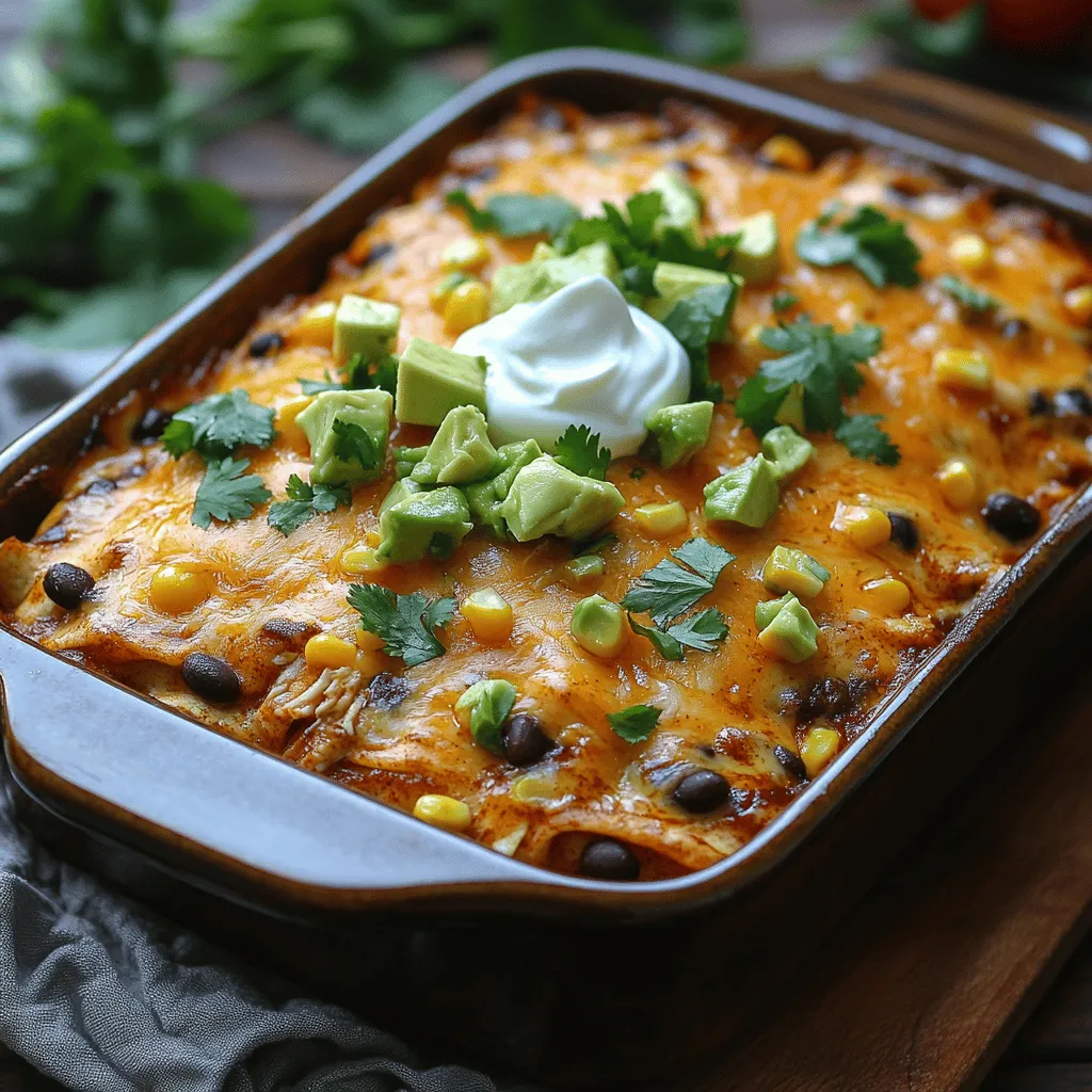 To create the perfect Fiesta Chicken Enchilada Casserole, it’s essential to understand the role each ingredient plays in building the dish's rich flavor profile and satisfying texture. Let's take a closer look at the key components that make this casserole a standout.