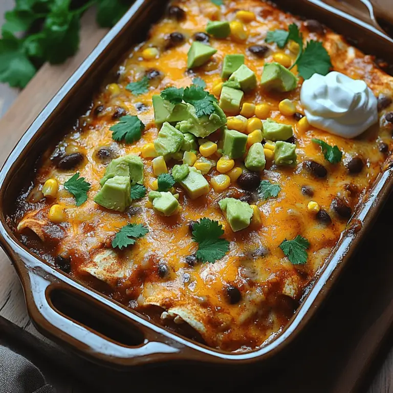 To create the perfect Fiesta Chicken Enchilada Casserole, it’s essential to understand the role each ingredient plays in building the dish's rich flavor profile and satisfying texture. Let's take a closer look at the key components that make this casserole a standout.