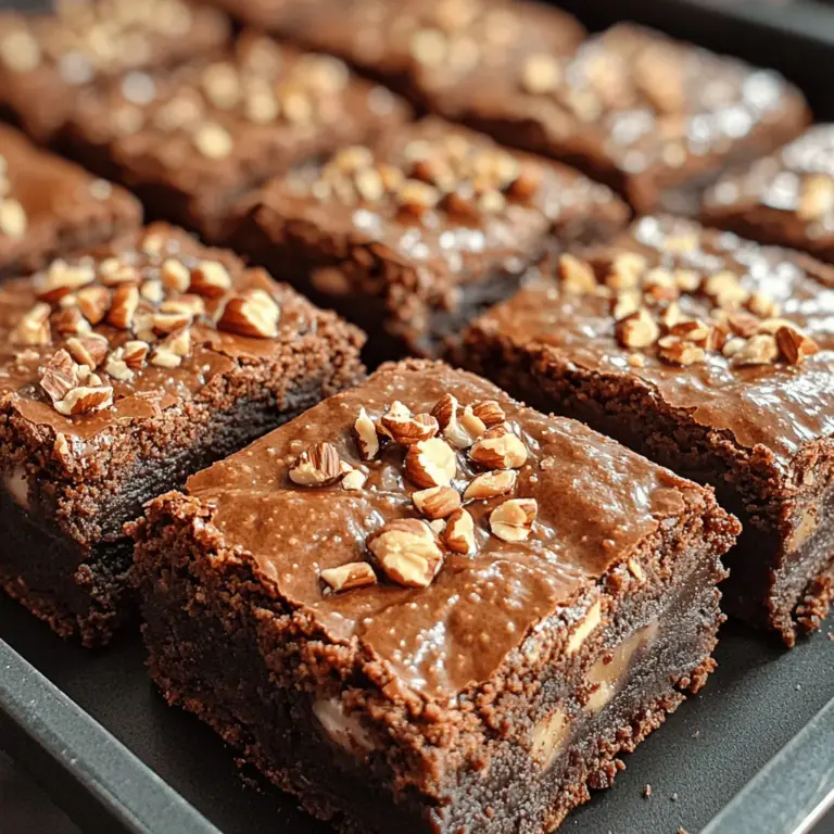 If you are a chocolate lover, you’re in for a treat! Fudgy Nutella brownies are a delightful twist on the classic brownie, merging the comforting richness of chocolate with the unique, creamy hazelnut flavor of Nutella. This irresistible dessert is perfect for anyone who craves a rich, fudgy bite and is looking for a simple yet rewarding baking project. Whether you’re preparing for a casual get-together, a birthday celebration, or simply indulging in a sweet craving, these brownies are sure to impress your family and friends.