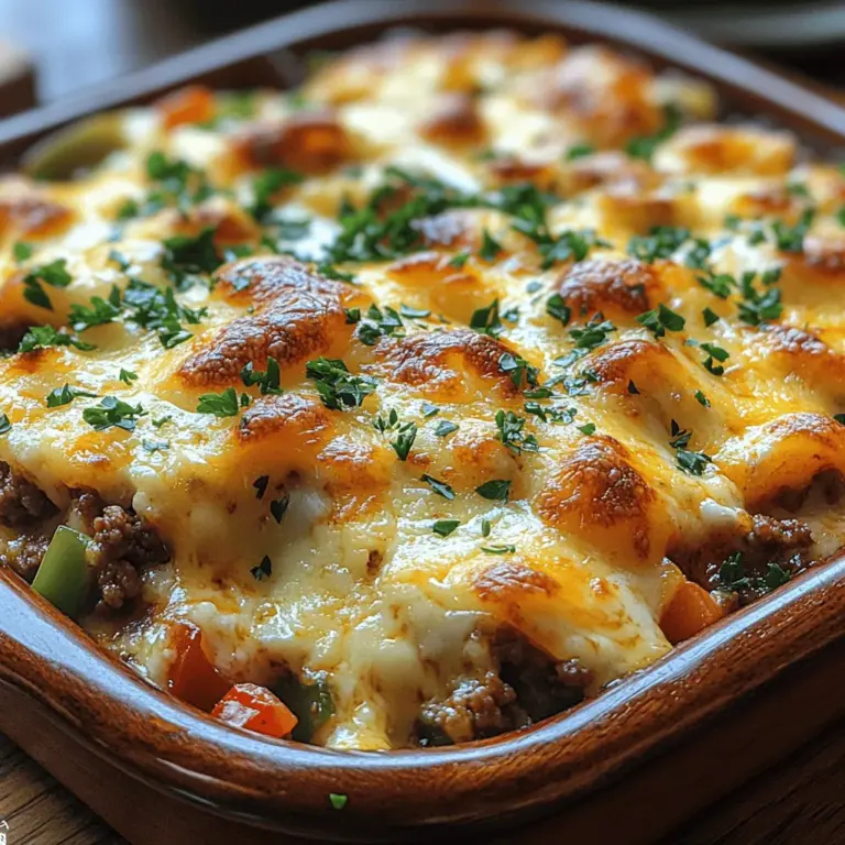 In the world of keto-friendly meals, finding satisfying dishes that don't compromise on flavor can be a challenge. Enter the Keto Philly Cheesesteak Casserole—a hearty and indulgent dish that captures the essence of the classic Philly cheesesteak while keeping carb counts low. This recipe is perfect for those following a ketogenic diet, as it combines savory ground beef, sautéed vegetables, and a rich blend of cheeses, creating a comforting casserole that's ideal for weeknight dinners or meal prep.