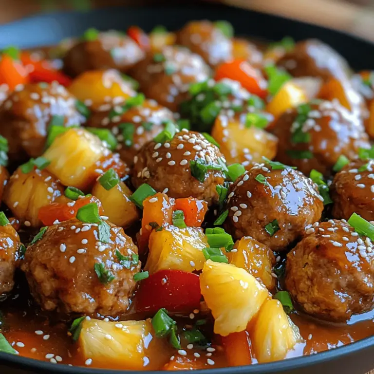 When it comes to delightful culinary experiences, few dishes manage to balance sweet and savory quite like Tangy Delight Meatballs. This recipe is a perfect fusion of flavors, bringing together the richness of meat with the refreshing zest of a sweet and sour sauce. Whether you’re seeking a dish for a family dinner, a gathering with friends, or simply a comforting weeknight meal, Tangy Delight Meatballs are sure to please both kids and adults alike with their irresistible flavor profile.