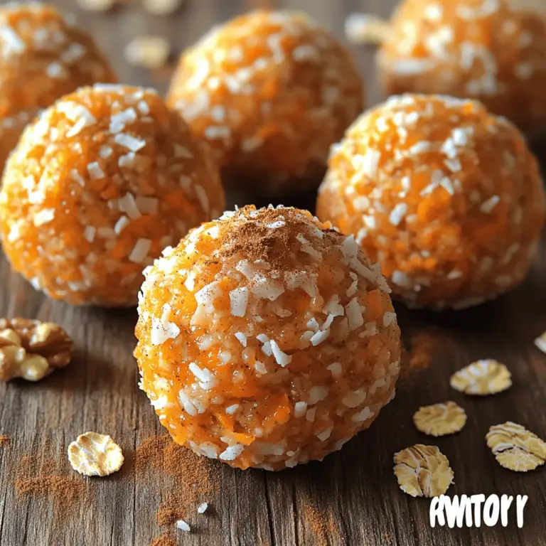 In the world of health-conscious snacking, Carrot Cake Energy Balls stand out as a delicious and nutritious option. These bite-sized treats perfectly balance the indulgent flavors of classic carrot cake with the wholesome goodness that fitness enthusiasts and busy individuals crave. Whether you're looking for a quick pre-workout boost, a midday energy lift, or a guilt-free dessert, these energy balls deliver on all fronts.