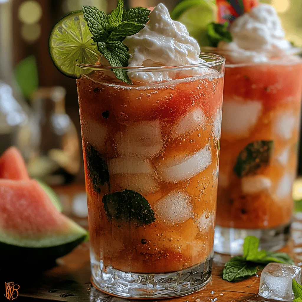 As the summer sun blazes overhead, the quest for a refreshing beverage becomes a top priority. When it comes to quenching your thirst and savoring the essence of summer, few drinks can compare to the Iced Watermelon Cream Fizz. This delightful concoction seamlessly combines the natural sweetness of ripe watermelon with the creamy richness of coconut and the effervescence of sparkling water. Not only is this drink a hydrating escape from the heat, but it also boasts a visually stunning presentation that is sure to impress your guests at summer gatherings.