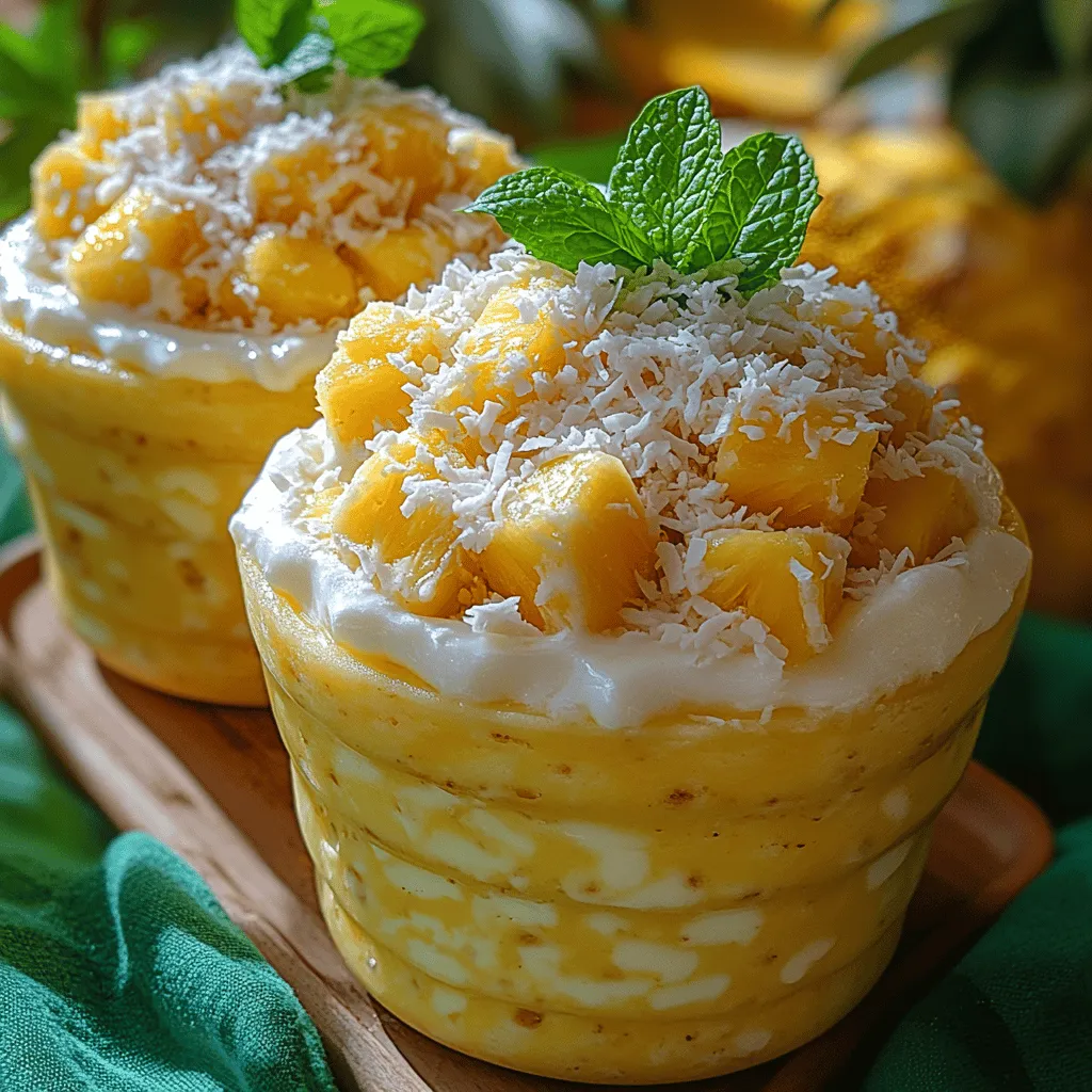 As summer approaches, the craving for refreshing treats intensifies. Imagine biting into a vibrant, frozen cup filled with the tropical flavors of pineapple and coconut. Welcome to the world of Tropical Bliss Frozen Pineapple Coconut Cups, a delightful concoction that not only satisfies your sweet tooth but also offers a healthy twist. With its bright yellow hue and creamy texture, this dessert is a feast for the eyes as much as it is for the palate.