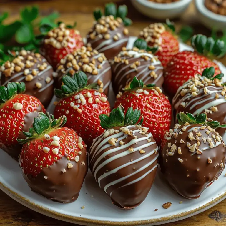 When it comes to indulgent desserts, few can rival the allure of chocolate-covered strawberries. This classic treat combines the sweetness of ripe strawberries with the rich, velvety texture of chocolate, creating an irresistible bite that is as visually appealing as it is delicious. Whether you’re celebrating a romantic occasion like Valentine’s Day, hosting an anniversary dinner, or simply looking to impress at a party, chocolate-covered strawberries are sure to delight guests and loved ones alike.
